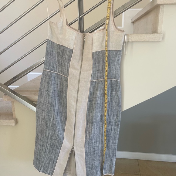 Vintage Narciso Rodriguez Cream & Black Sleeveless Dress - Picture 11 of 15